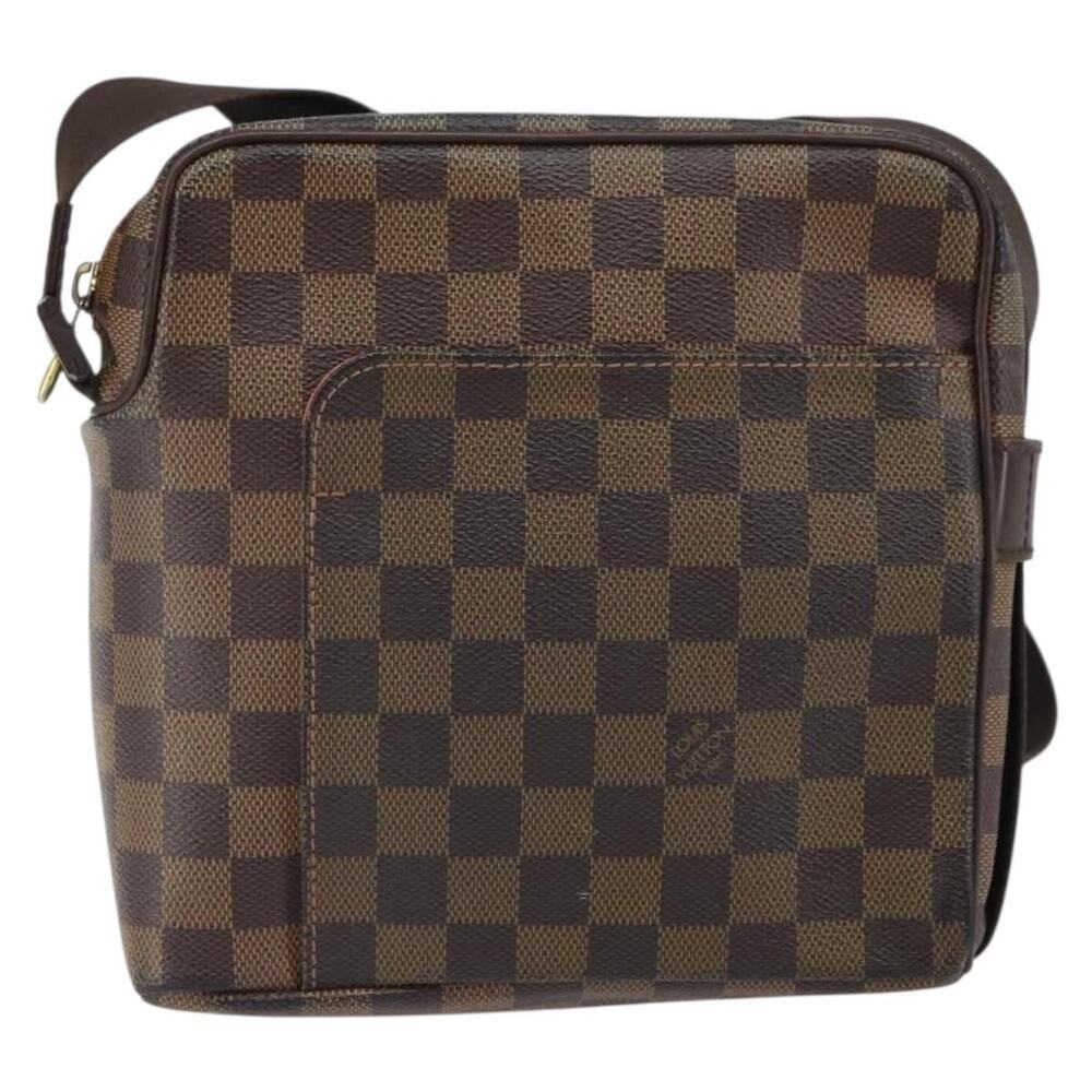Louis Vuitton Damier Ebene Olaf PM Shoulder Bag Brown